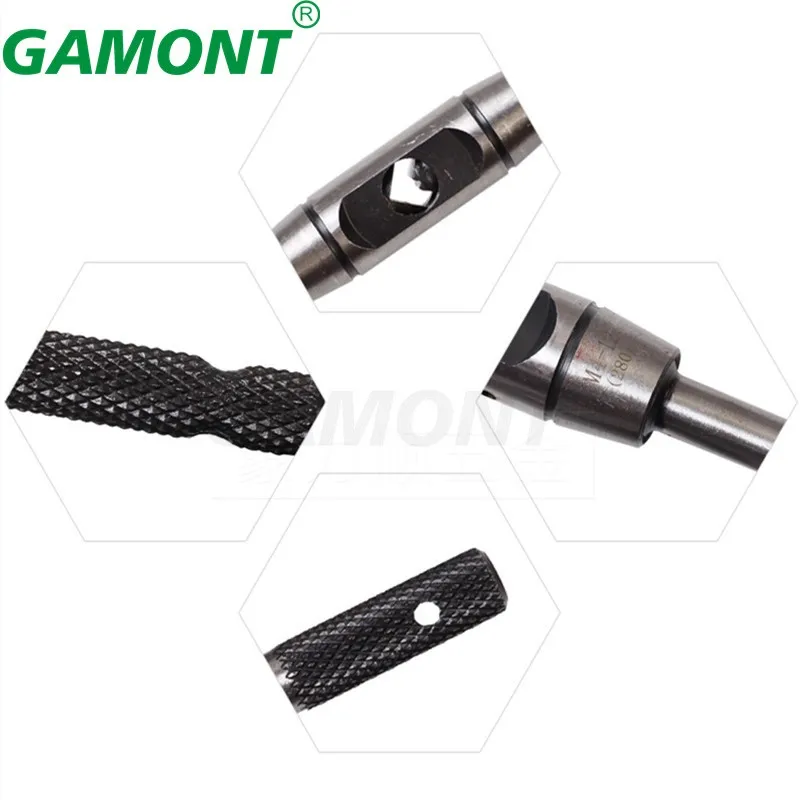 GAMONT Hand Taps Wrench M1-M20 Tapping Winch All Hard Steel High Quality Superhard Tool Round Taper Hinge Spanner Machining Hard