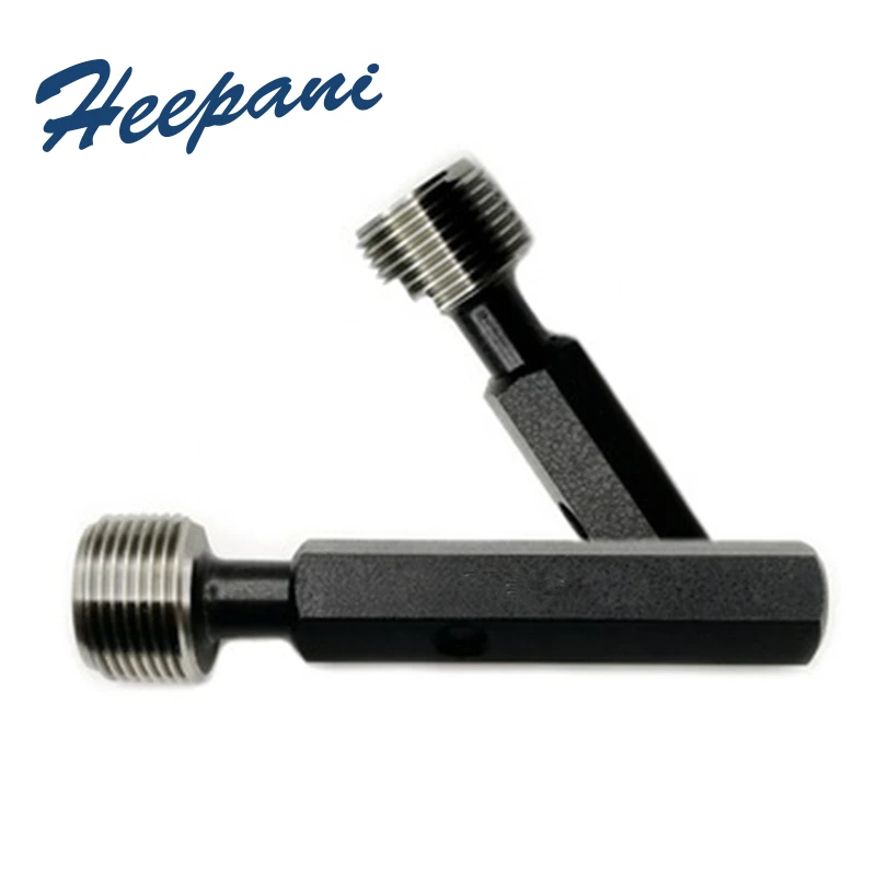 Calibre de enchufe de Paso de rosca BSPT 1/8, 3/4, 1 pulgada, 2 ''1/2, 4 medidores de enchufe de tornillo cónico redondo de alta precisión