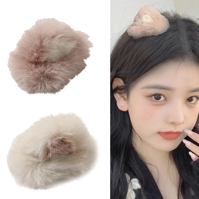 Pinzas para el pelo a presión con orejas de gato, pinzas laterales para el pelo, pasadores de pelo de animales encantadores, horquilla, accesorios creativos para el cabello de Halloween