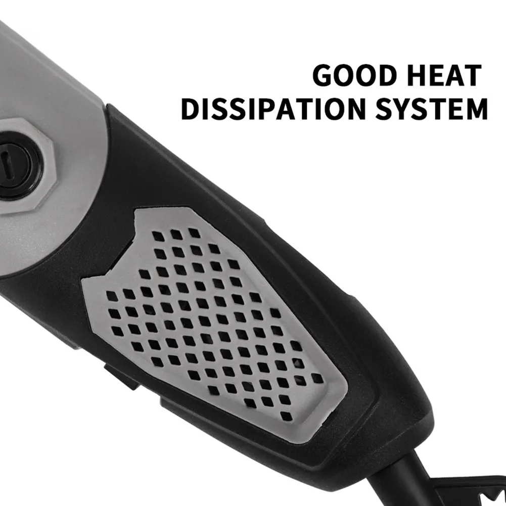 Pluma amoladora eléctrica de alta potencia, herramientas eléctricas de tallado de molienda de 450W, engranaje fijo de 230V, velocidad Variable sin carga, 5000 ~ 20000