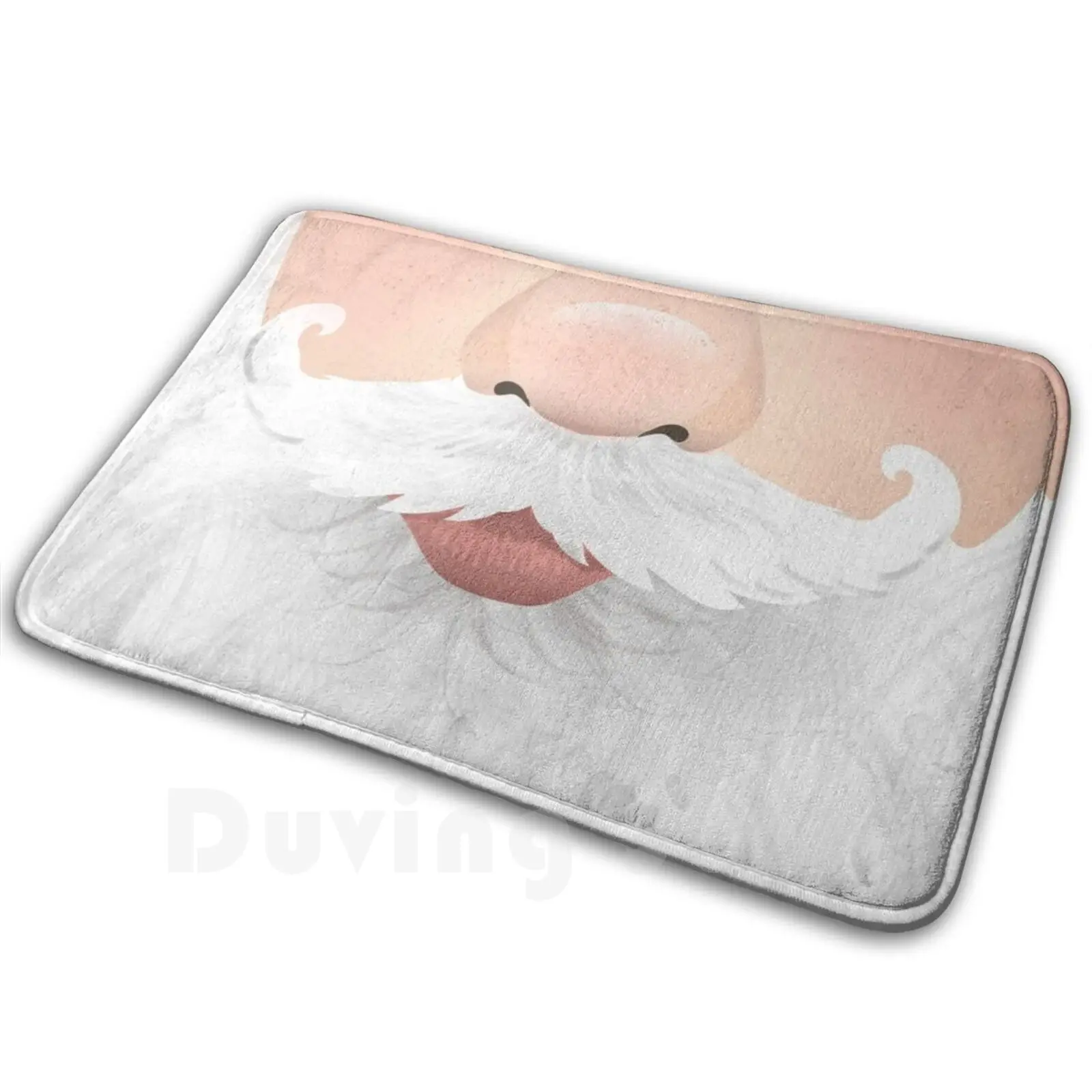 Santa Claus Beard Carpet Mat Rug Cushion Soft Non-Slip A Funny Addition To Your Christmas Costume Also Check The For