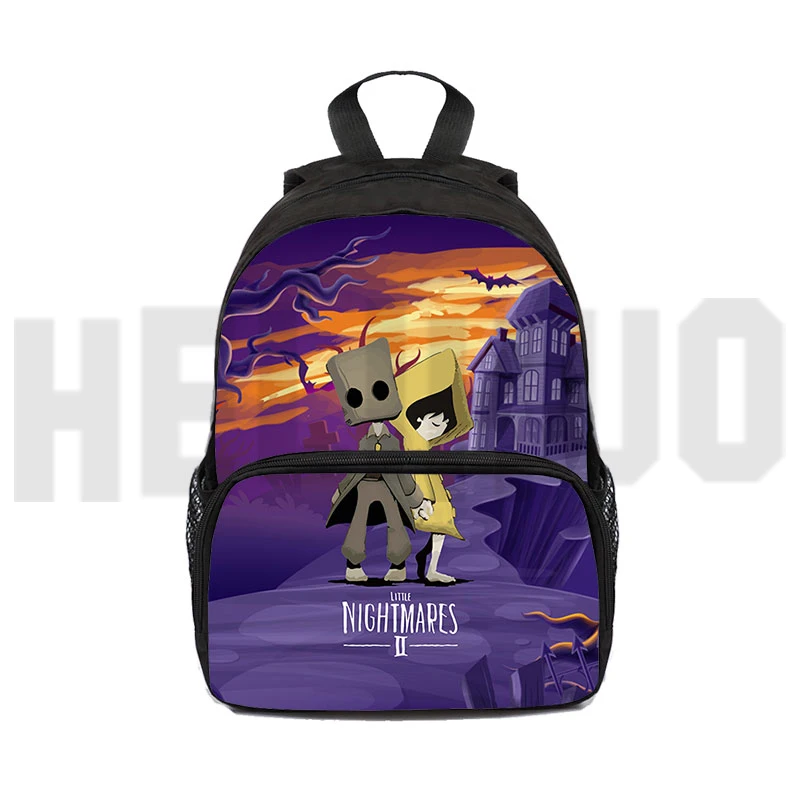 New 3D Little Nightmares 2 Backpack Women Travelbags Cartoon Mochilas Boys Girls High Quality School Bag Children Kawaii Bookbag