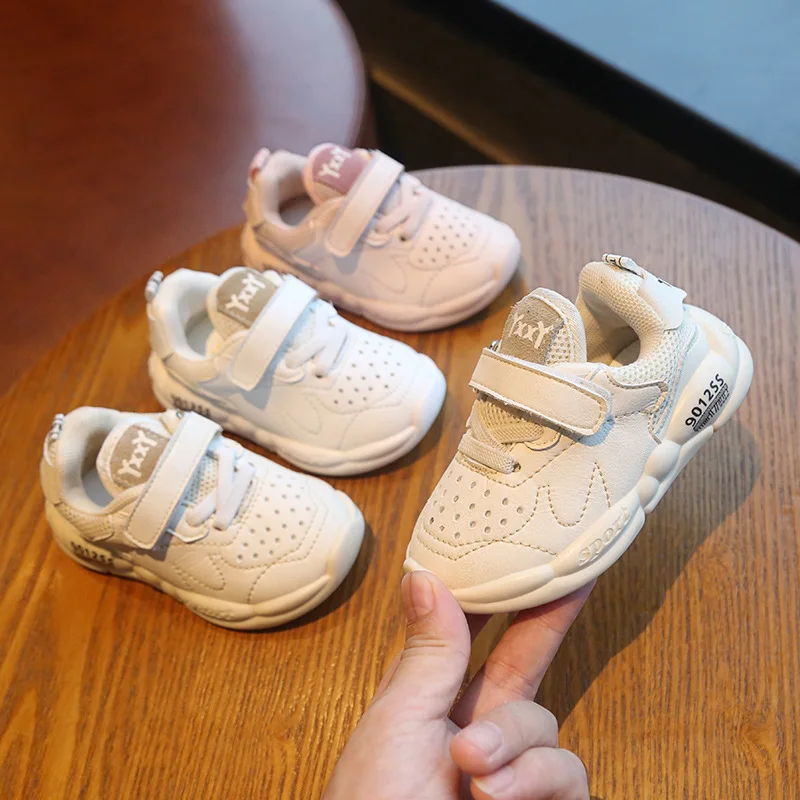 

Baby Shoes Toddler Girls Boys Sports Shoes For Children Girls Baby Leather Flats Kids Sneakers Fashion Casual Infant Soft Shoes