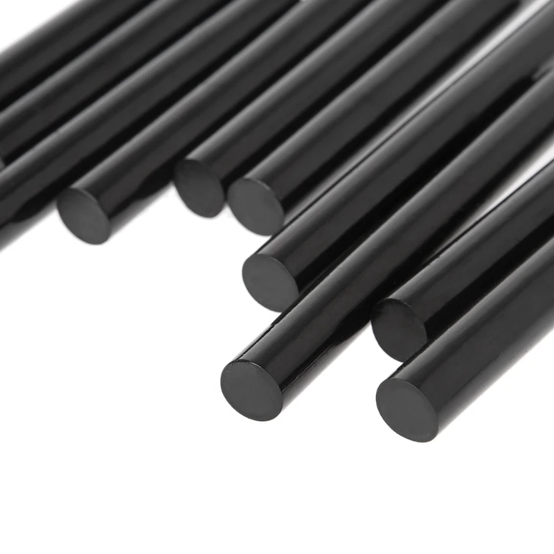 Quente Melt Cola Vara Preto Alta Adesivo 11 mm para Faça Você Mesmo Artesanato Brinquedos Ferramenta de Reparo Peças