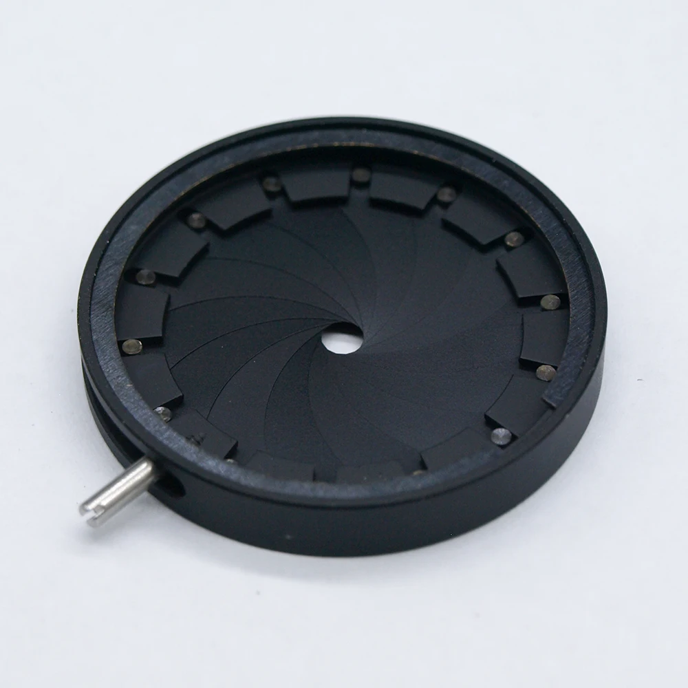 1.5-25mm Aperture Variable Optical Iris Diaphragm Camera Light Condenser Microscope Accessory 14 Blades