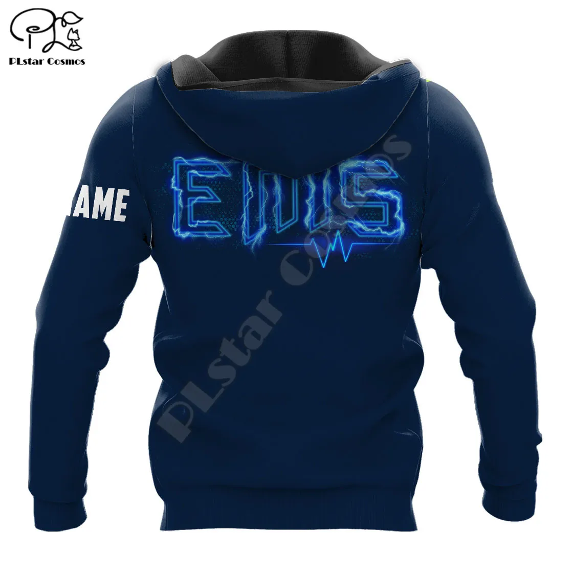 PLstar Cosmos EMS Emergency Medical Service 3D Printed Hoodies Sweatshirts Zip Hooded For Men/Women Casual Streetwear Style-E07