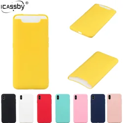 Rubber Silicone Case For Samsung A80 A51 A71 A50 Candy Color Soft TPU Back Cover For Coque Samsung Galaxy A80 A 80 SM-A805F Case