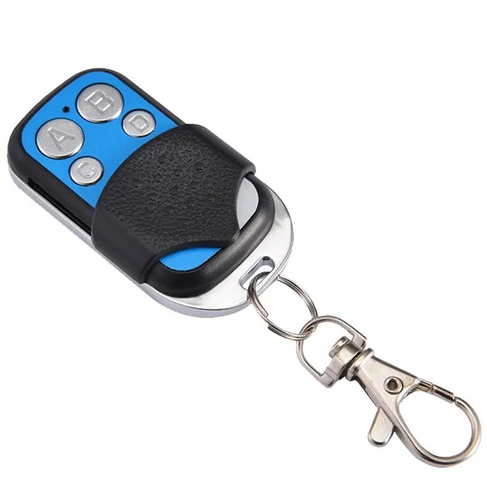 DIFODA4 Button Programmable 433 / 315 Mhz Remote Control - Metal 433MHZ Remote Control Car Key Garage Gate Door