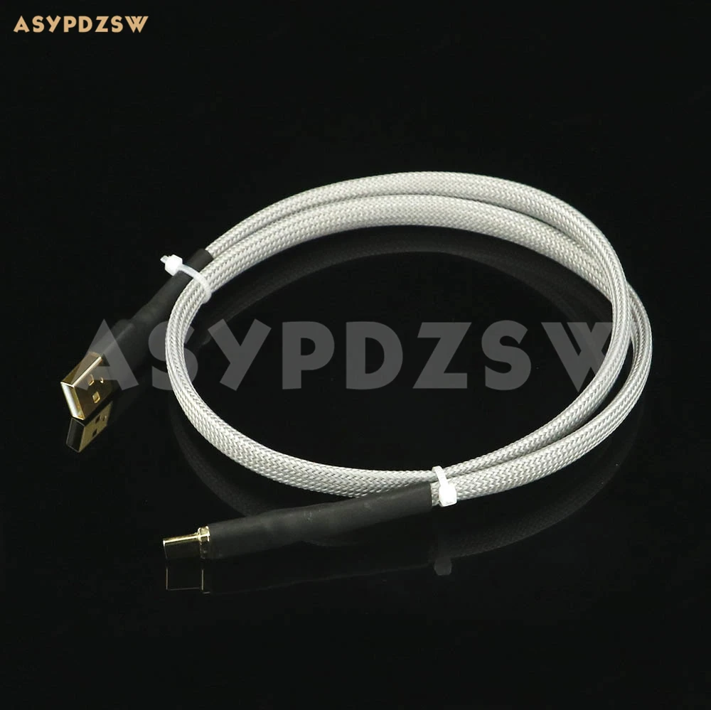 HIFI DIY 4N Sterling silver Male USB 3.1 Type-A to Type-C Data/charging cable 70cm/1.2M/2M