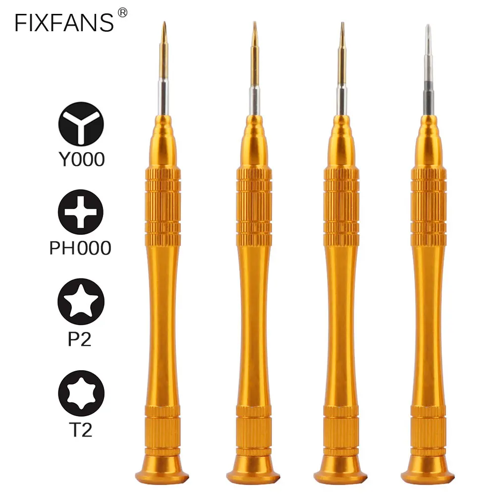 

T2 Torx 0.8mm P2 Pentalobe 0.6mm Y000 Y Tip Precision Screwdriver Set for iPhone Samsung Huawei Android Phone Repair Tools Kit