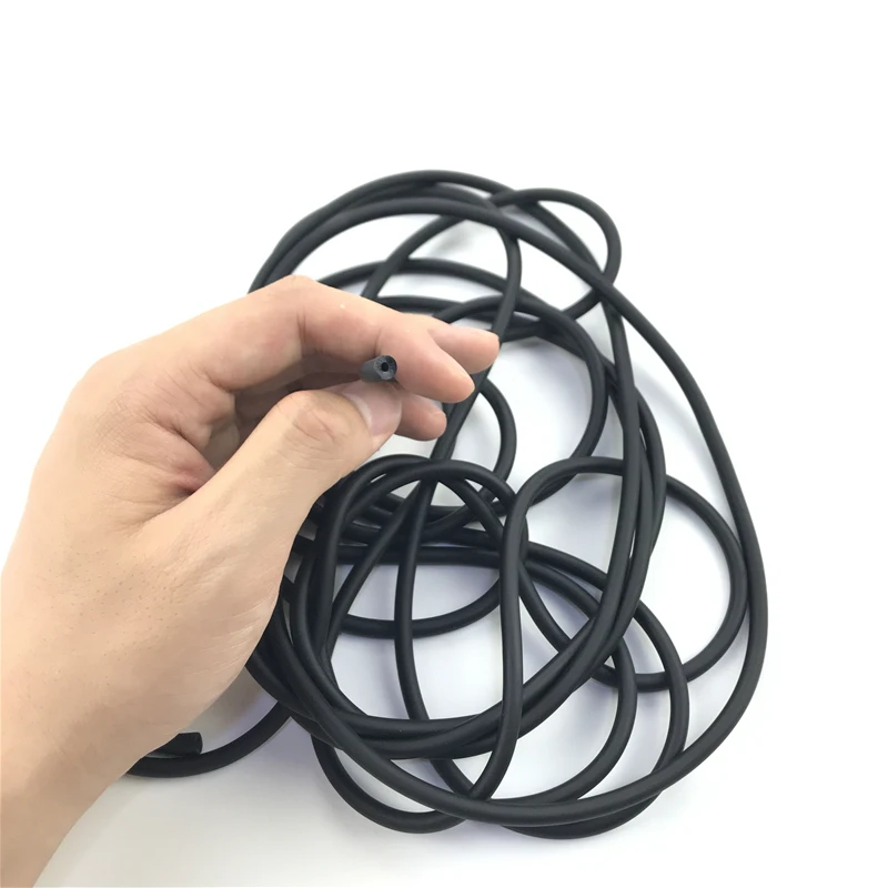 Natural Latex Slingshots Five Colors Rubber Tube 0.5-5M For Hunting Shooting 2X5mm Diameter High Elastic Tubing Band Accessories