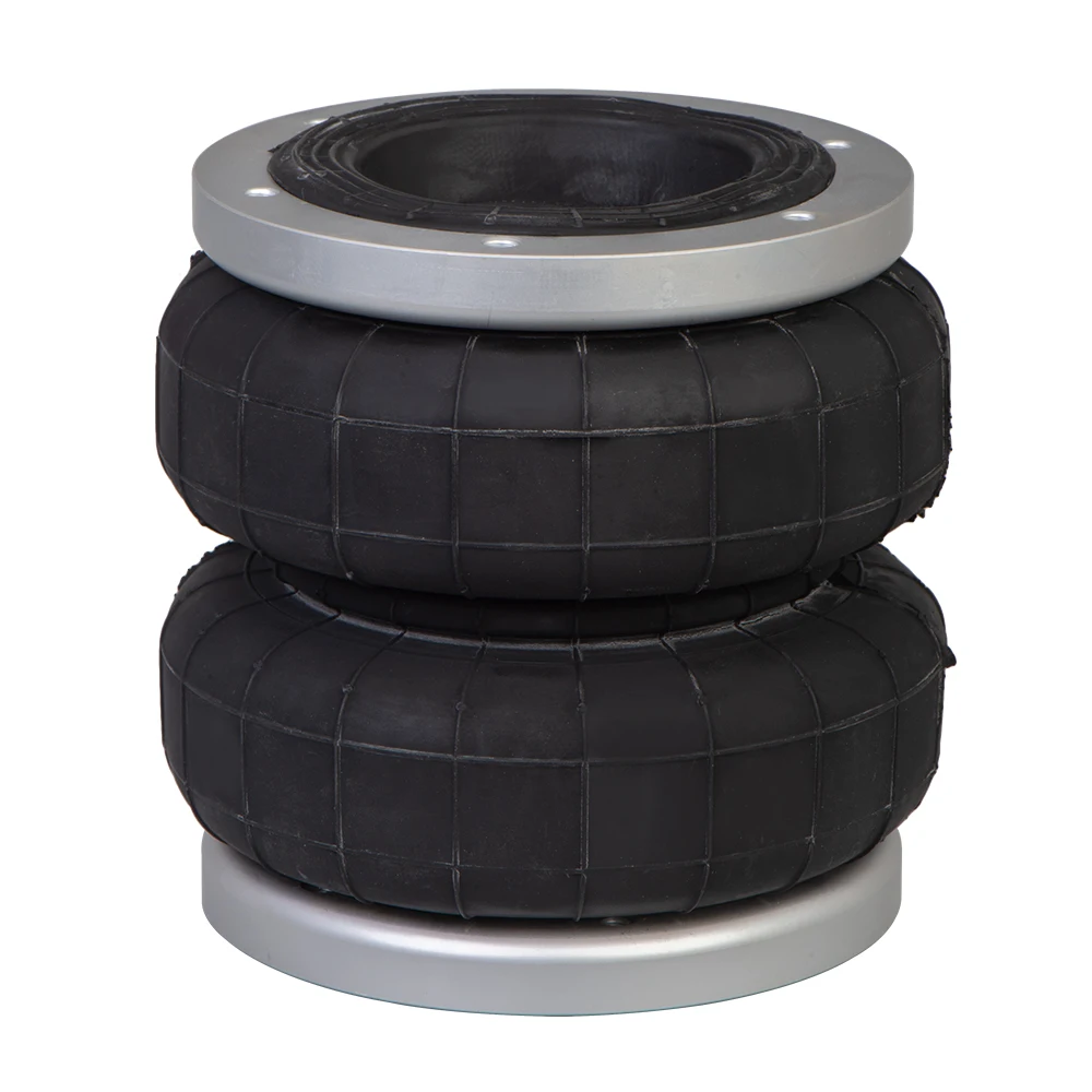 2S70-13F Air ride suspension Double convolute rubber air spring/air bag shock absorber With Open Flange