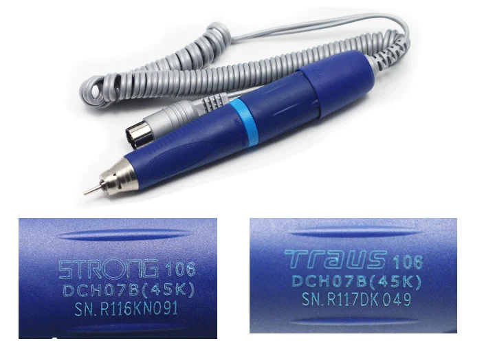 STARKE 210 102L 105L Carbon pinsel Mikromotor Handstück Kugellager Kit Elektrische Nägel Bohren 1480 1260 940 830 STARKE 210 102 – Detail 6