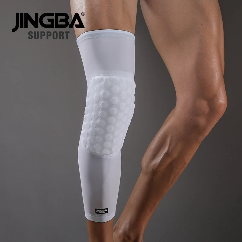 JINGBA SUPPORT 1PC Honeycomb protector Safety Basketball knee pads support Volleyball knee brace support Sports knee protector