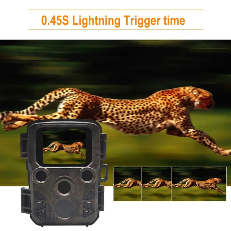 12MP 1080P Wildcamera Wild Surveillance Trail Hunting Camera 2'' Night Vision Wildlife Scout Cameras Photo Traps 0.45s Trigger