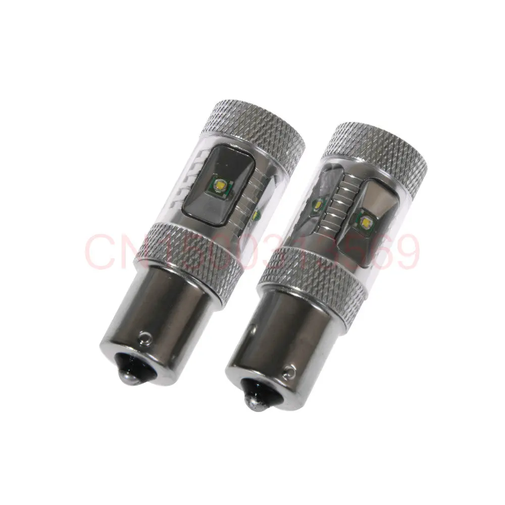 

2pcs High Power Amber Yellow Error Free Cree LED BAU15S 7507 PY21W 1156PY LED Bulbs For Front Turn Signal Lights,7507 LED