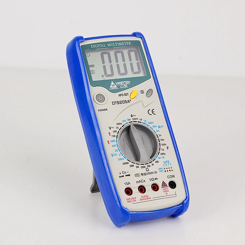 Professional Mini Digital Multimeter 2nF ~ 200μF ESR Meter Transistor Capacitor Tester Transistor Diode Measurement With Cables