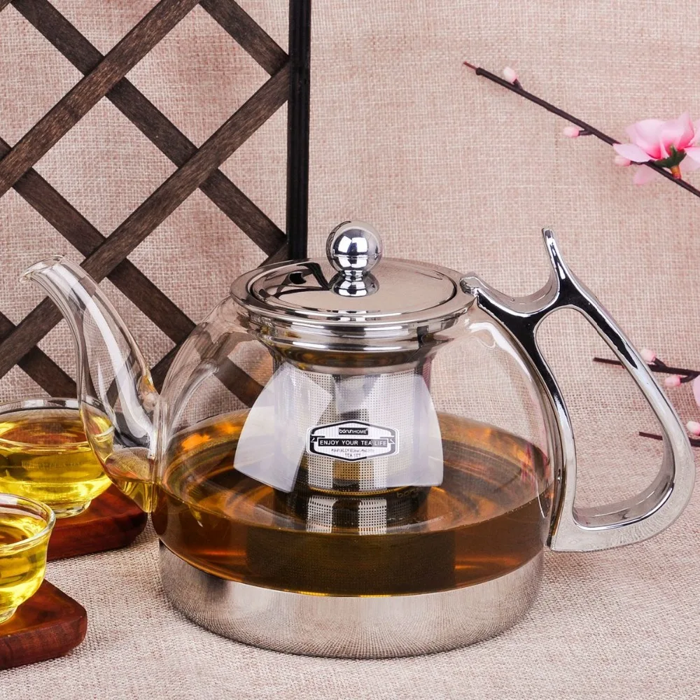 

Thickened Stainless Steel Tea Pot, Electric Ceramic Stove Set, Special Glass Teapot, Induction Cooker