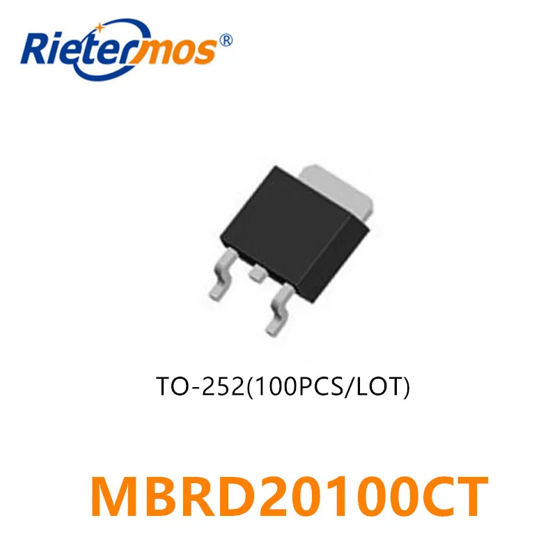 

100 шт. MBRD20100CT MBRD20100 20A100V TO252 высокое качество