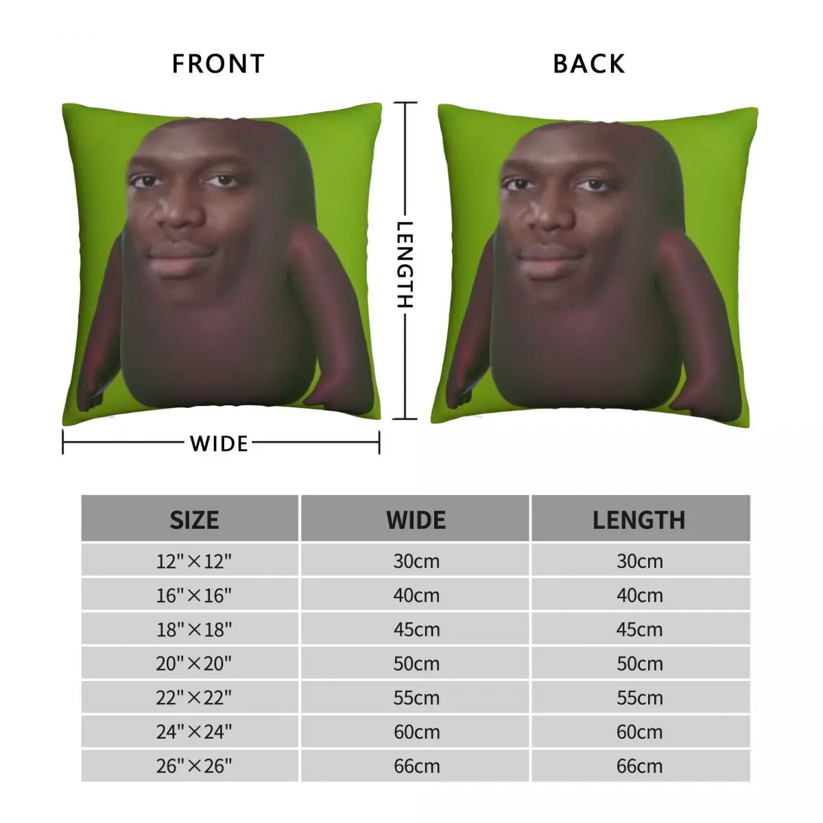 Baldski KSI YouTuber Square Pillowcase Polyester Linen Velvet Creative Zip Decor Throw Pillow Case Room Cushion Case