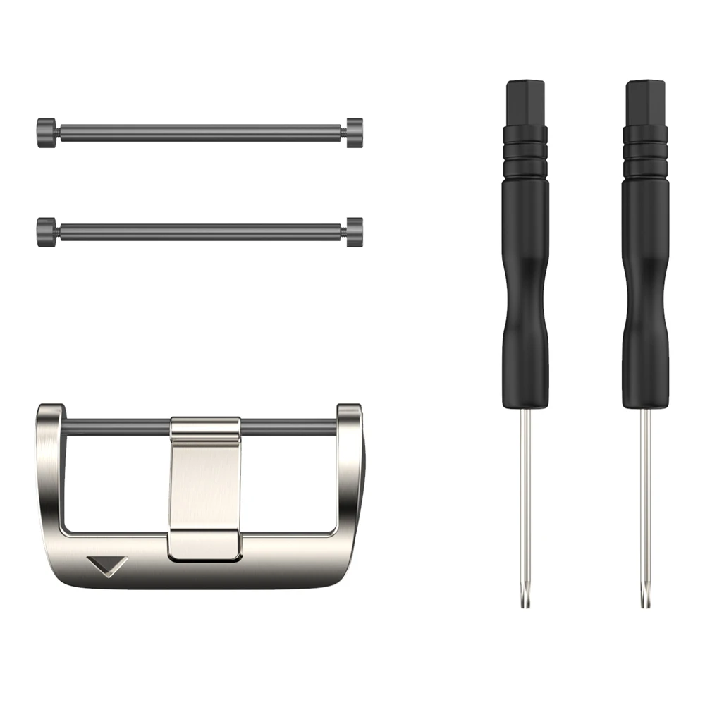22 26mm Stainless Steel Buckle Connector for Garmin Fenix 6X Fenix 6 6S Fenix 5X 5 3 3HR Watch Easy Fit Quick Fit Screw Buckle