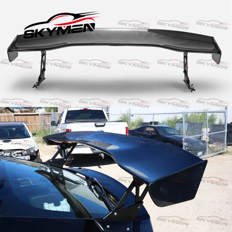 Carbon Fiber GT Spoiler For Honda Civic FK7 FK8 VOLTEX Style 2.0 Fiberglass Roof Trunk Splitter Lip Tuning Bootlid Rear Wing Kit