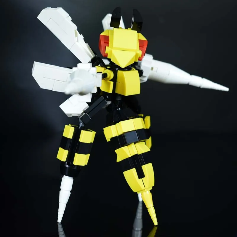 Poke Elves Beedrill Building Blocks Anime Figure Model Toys Action Figure покемон Cartoon Figure Dolls Toys For Children