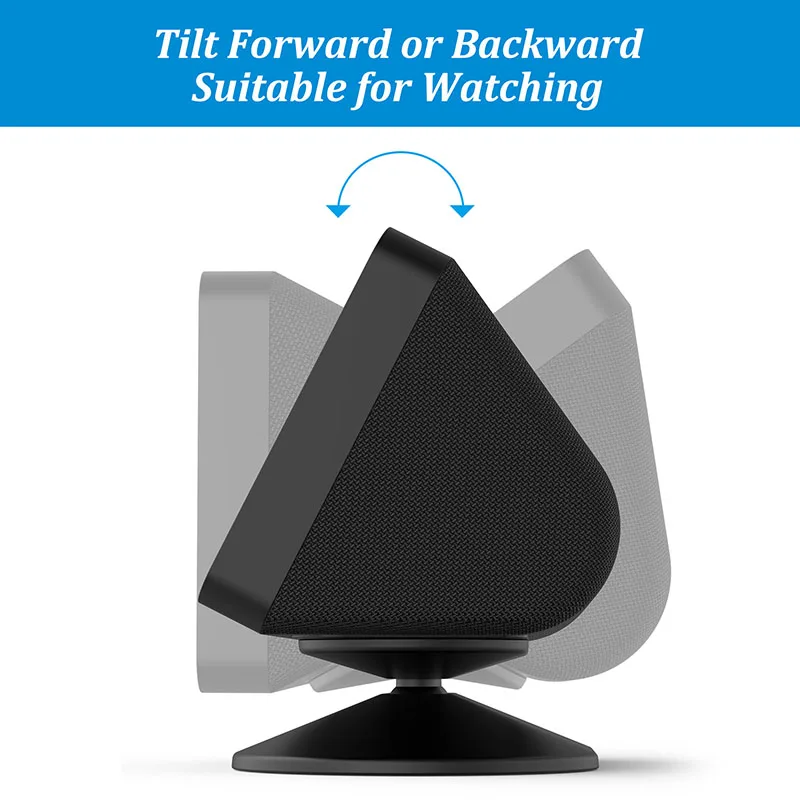 حامل مغناطيسي قابل للتعديل من PlusAcc وقاعدة مضادة للانزلاق لجهاز Alexa Echo Show 5 (1st & 2nd 3rd Gen) 8 (1st & 2nd) للحصول على عرض جيد