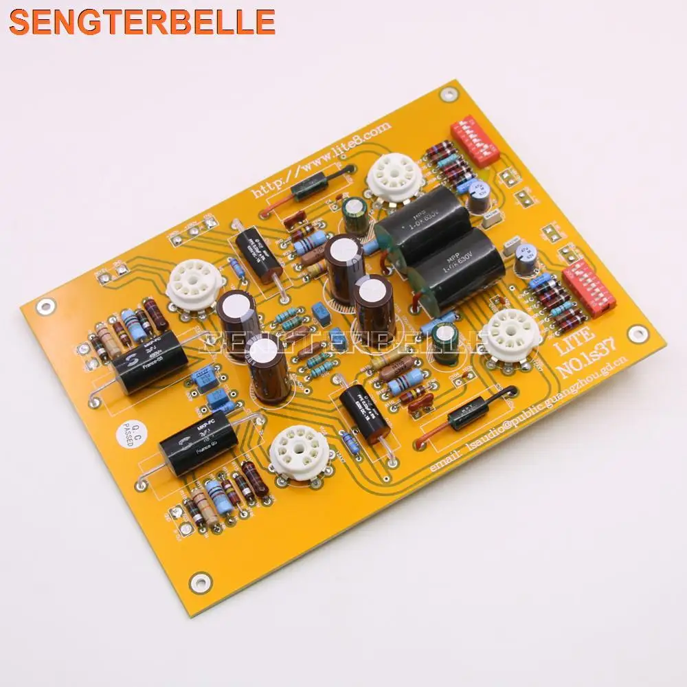 Assemble LS37 Tube Phono Amplifier Board MM&MC Dual Input 12AX7 Tube Phono Amp Audio