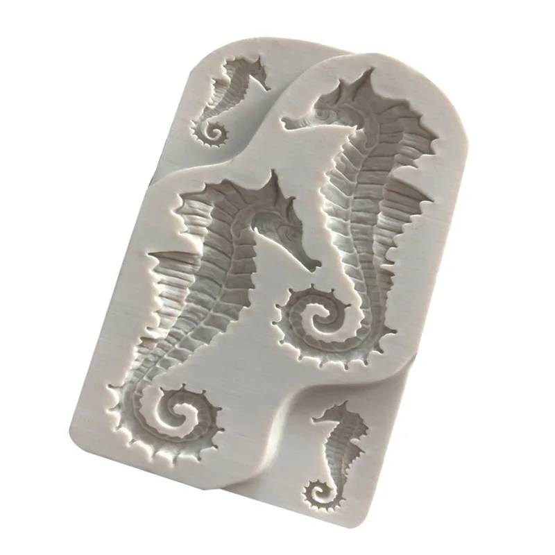 Hippocampus/Sea Horse Silicone Mold Fondant Sugarcraft Cake Decorating Tools Chocolate Gumpaste Jelly Mold  K597