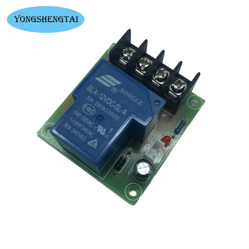 XH-M138บอร์ดอะแดปเตอร์สวิตช์กระแสสูง30A รีเลย์เอาต์พุตควบคุมอินพุต12V