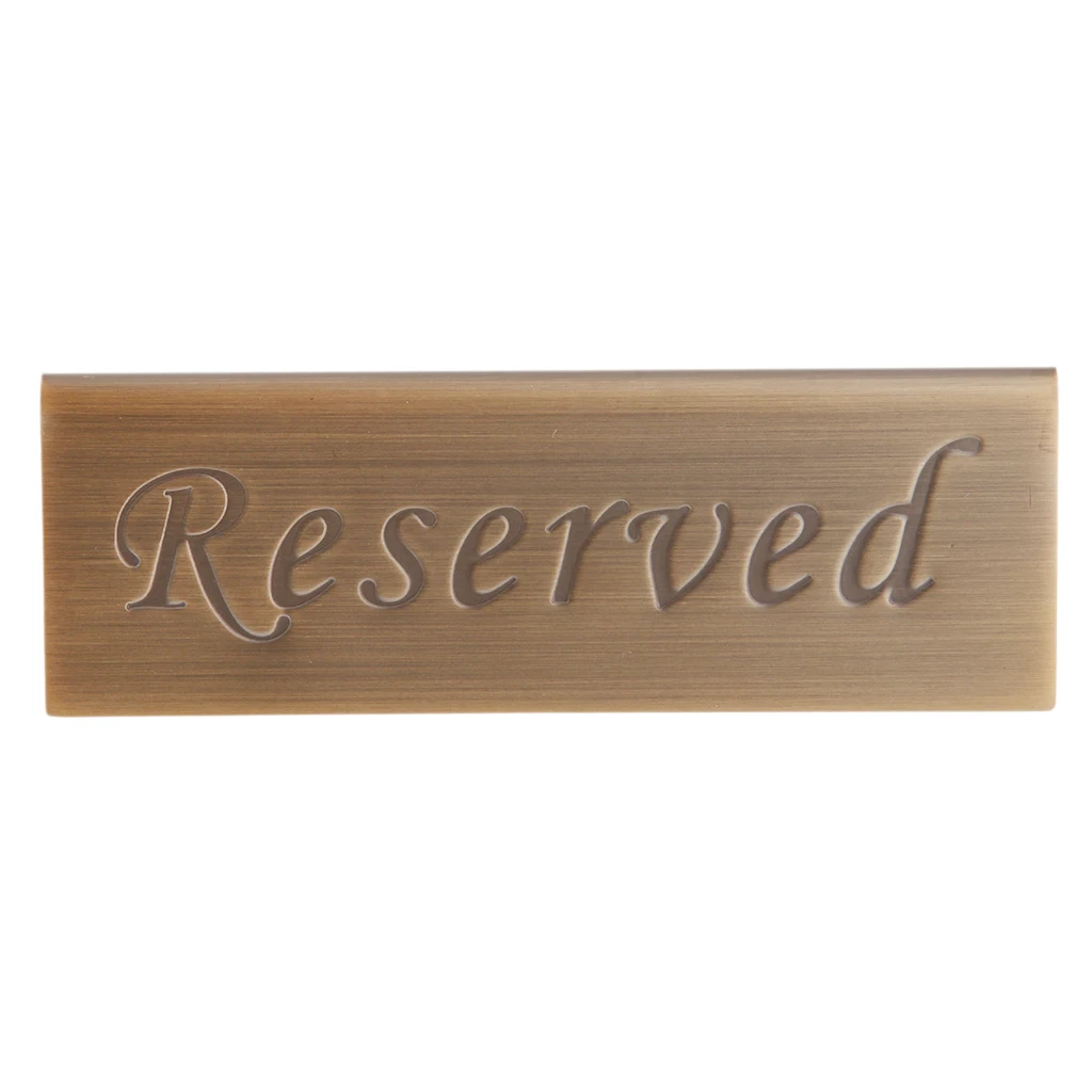 1/2/4-Pack Rustic Reserved Table Tent Sign for Reserving Seats for Wedding Receptions Banquets and Parties - Double-Sided Design