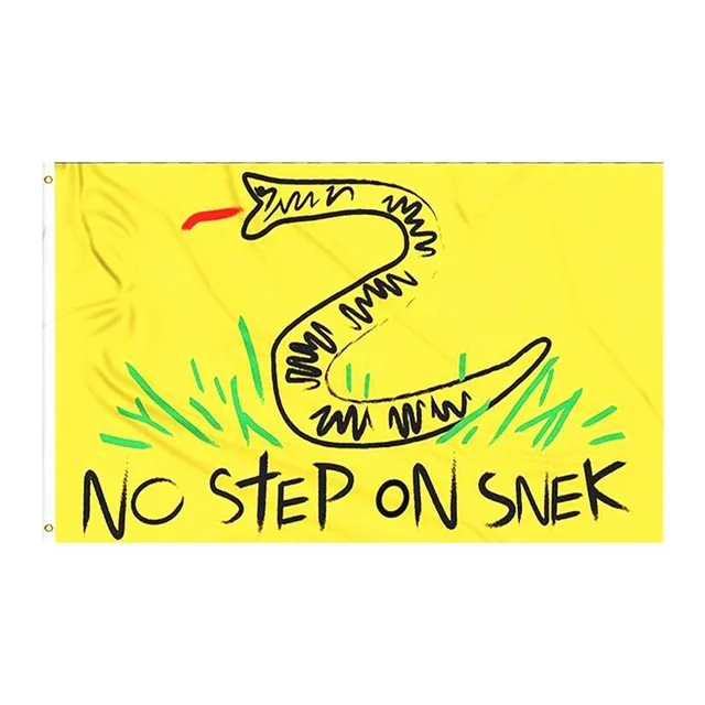 90x150 CM gadsden no step on snek flag Flags