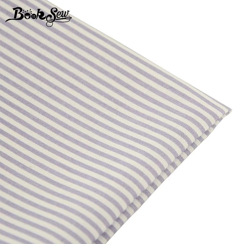 Black and White Stripes Design Cotton Fabrics Quilting DIY Doll\'s Sewing Cloth Booksew Dress Bedding Tecido Telas Scrapbooking