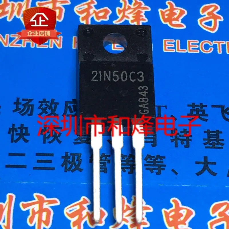 Original 10 piezas/21N50C3 SPA21N50C3 TO-220F 560V 21A