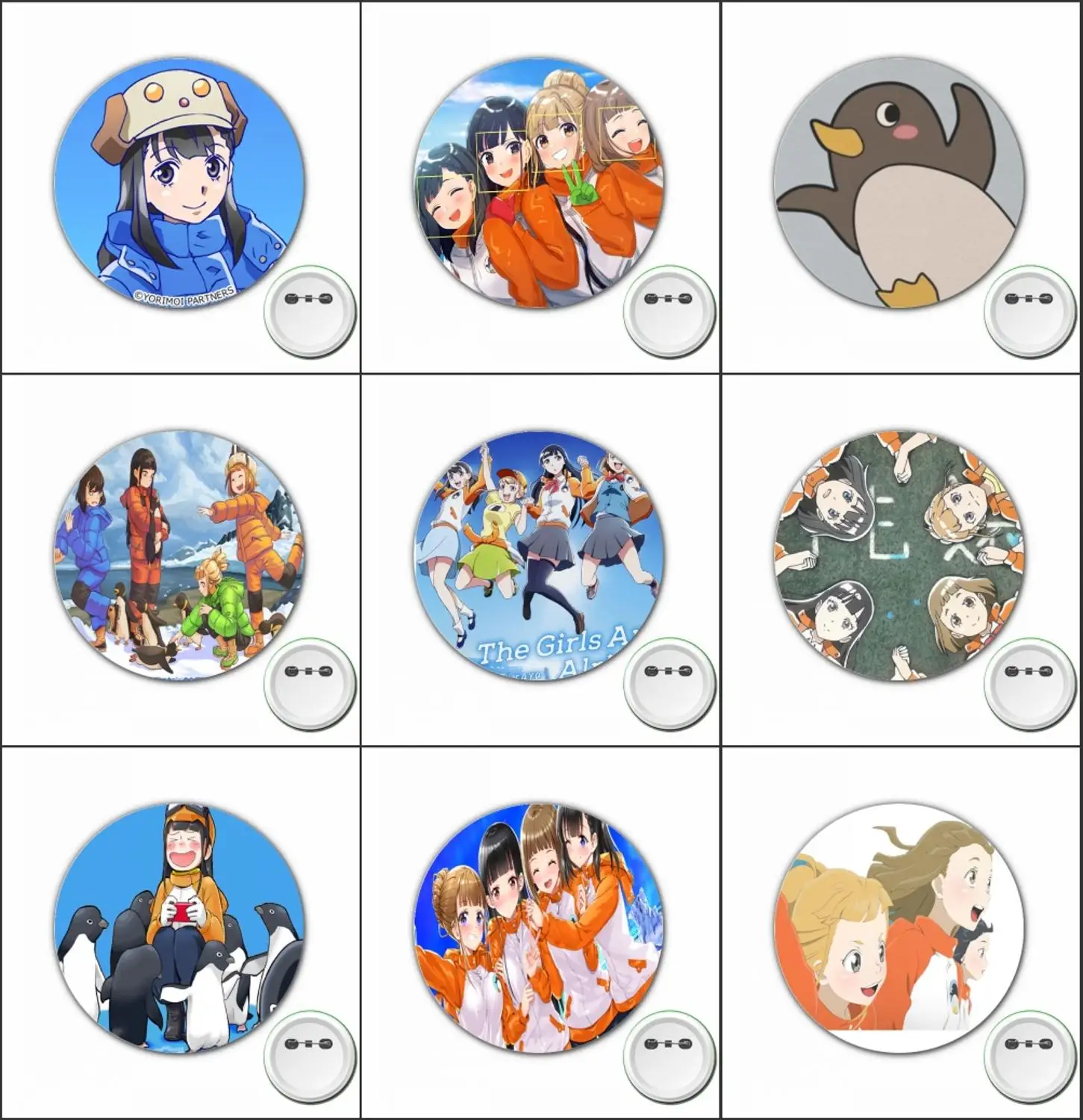 3 Stuks Anime Een Plek Verder dan Het Universum Cosplay Badge Broche Spelden Voor Rugzakken Badges Knoopkleding Accessoires