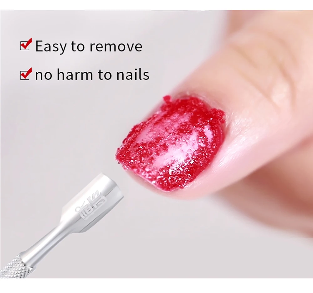 Vendeeni Nagelgel-Poliermittel Magischer Entferner für Maniküre, Basis- und Top-Coat, schnelle Reinigung innerhalb von 2-3 Minuten, UV-Burst-Gel-Nagellackentferner – Detail 4