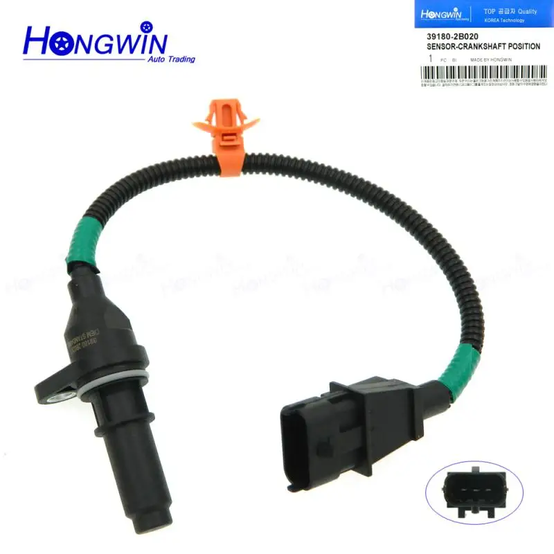 Genuine No.: 39180-2B020 Engine Crankshaft Position Sensor For KIA SOUL 2012-2017 RIO 1.6L 2.0L 391802B020 39180 2B020