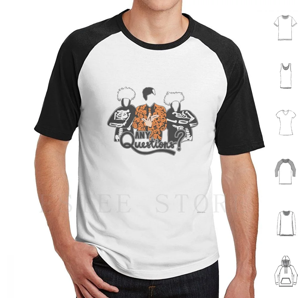 Any Questions ? T Shirt DIY Big Size 100% Cotton David S Pumpkins David Pumpkins Hes Gonna Scare The Hell Out Of You Any