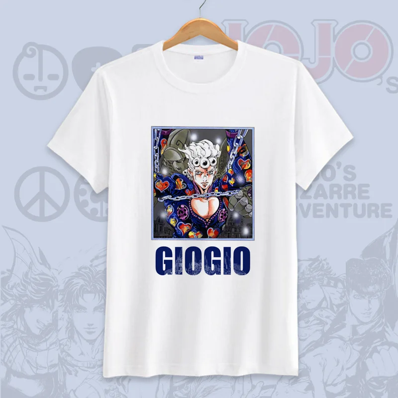 JoJo's Bizarre Adventure Women T Shirt Summer Streetwear Harajuku Short  Sleeve Tee Short Modal Couple Clothes Men Tops