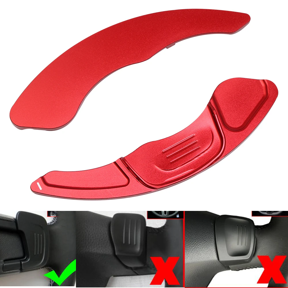 Car Accessoriy For VW Golf Polo GTI R Rline MK7 MK7.5 Volkswagen Car Steering Wheel Aluminum Shift Paddles Extend DSG Gear Speed