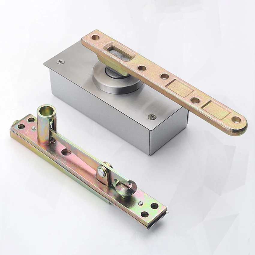 1Set 60-120KG Door Pivot Rotary Door Hinge Door Pivot Hinge 90/180 Degree Positioning Pivot Stainless Steel Furniture Hardware