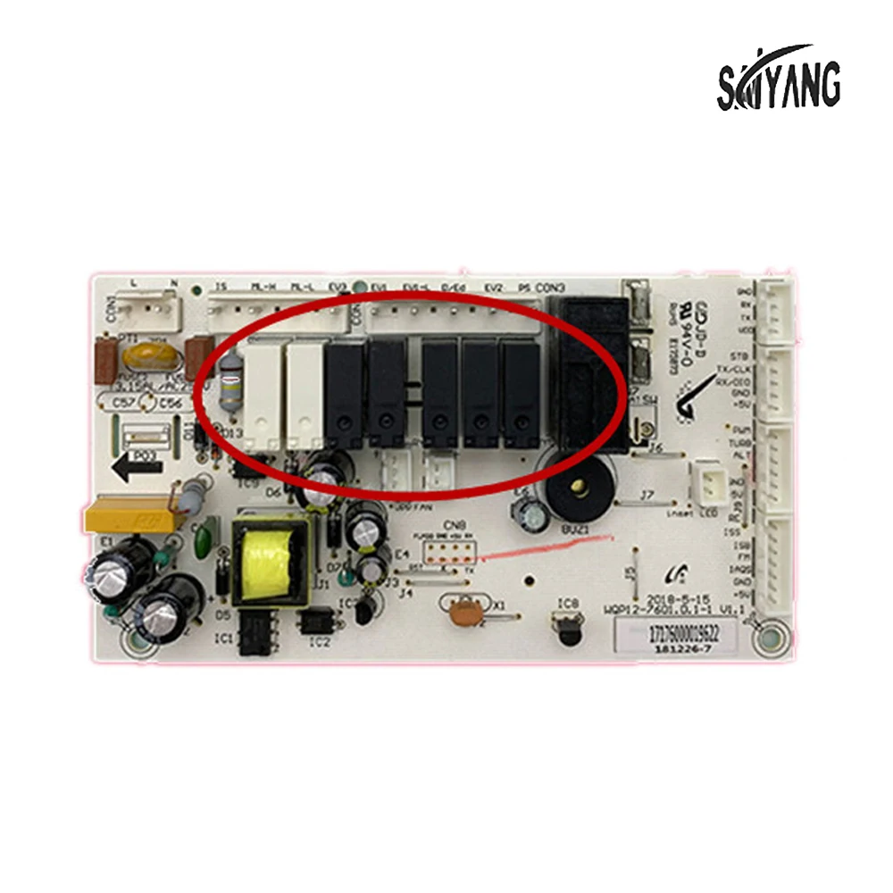 Original Programmed Motherboard WQP12-7601 D 1-1 B For Midea Dishwasher PCB Board