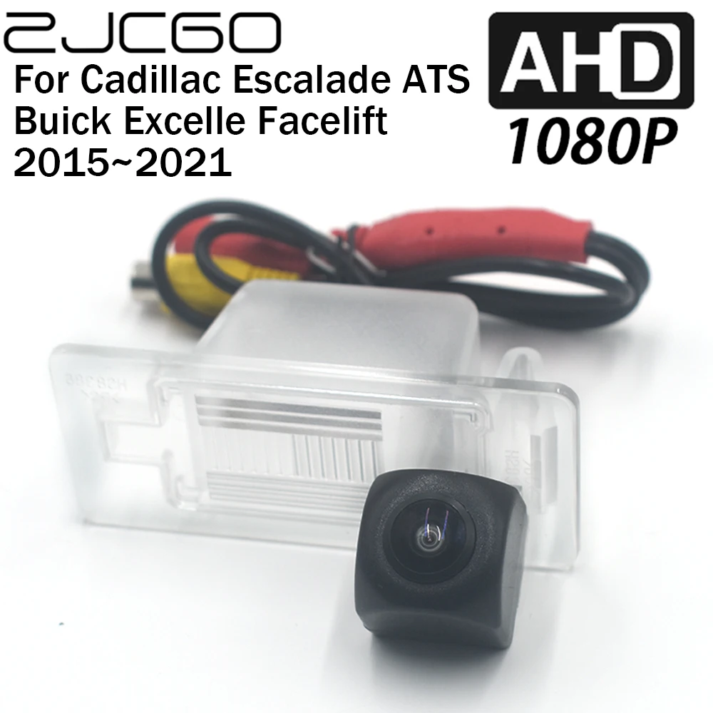 

ZJCGO Car Rear View Reverse Backup Parking AHD 1080P Camera for Cadillac Escalade ATS Buick Excelle Facelift 2015~2021