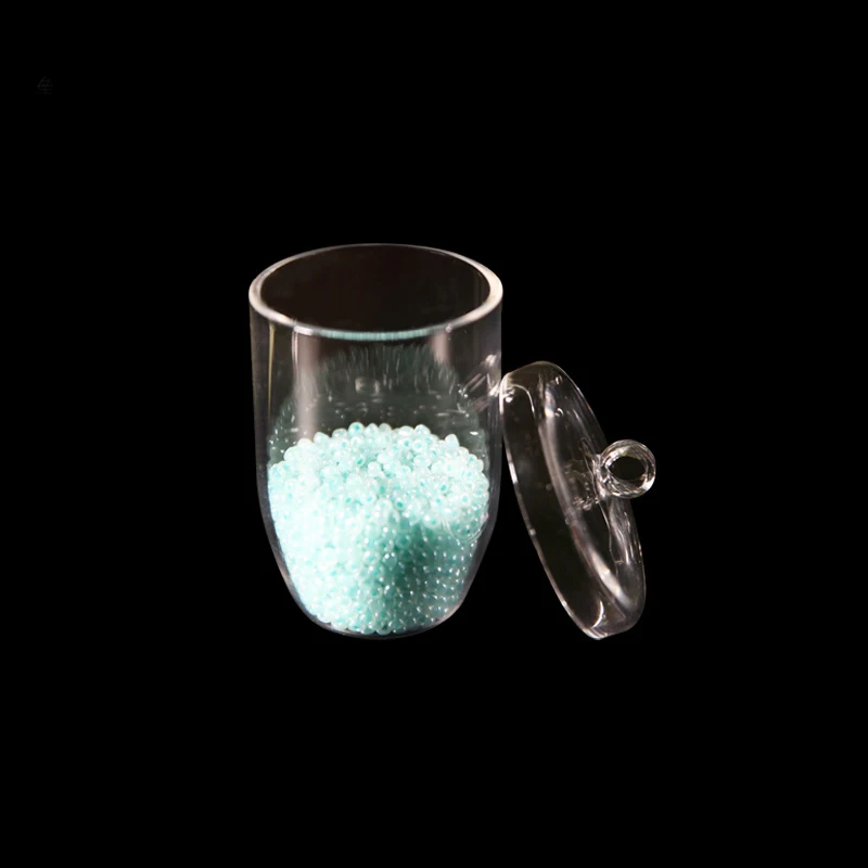 10/20/25/30/50/100ml Lab Super High Purity Quartz Glass Crucible with lid Silica 1200 degrees Celsius Laboratory Equipment