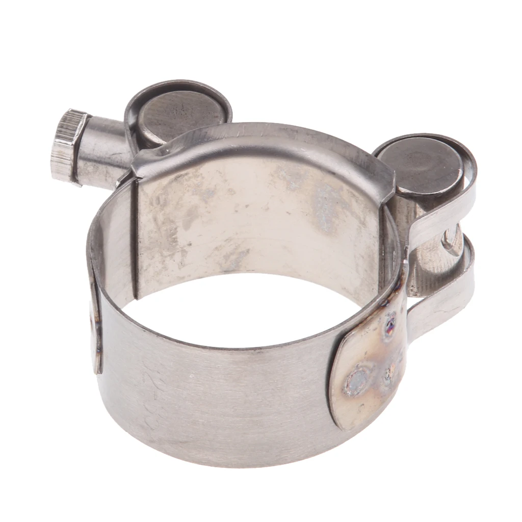 Motorcycle Exhaust Pipe Clamps Clip Fit Size 32-35 / 36-39 / 40-43 / 44-47 / 48-51 / 52-55mm Stainless Steel Exhaust Clamp