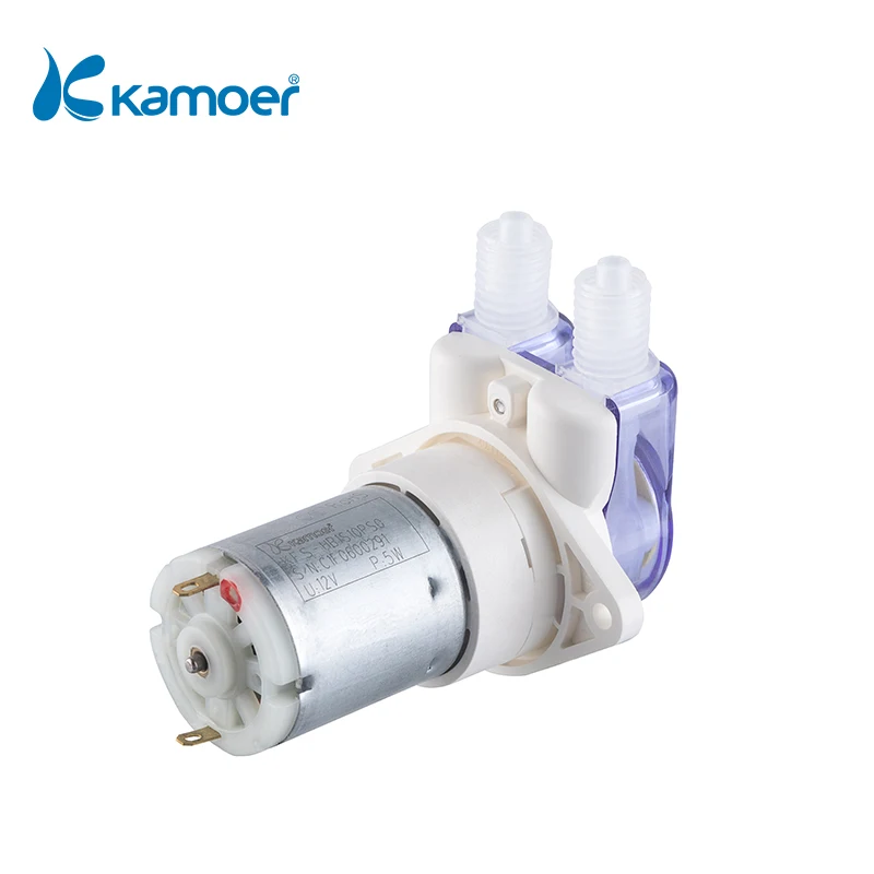 Kamoer 5-in-pack KEF Mini Peristaltic Pump 12V Brush Motor Gear Pump Silicon(3mm*5mm) Low Flow 85ml/min Dosing Pump for Labl