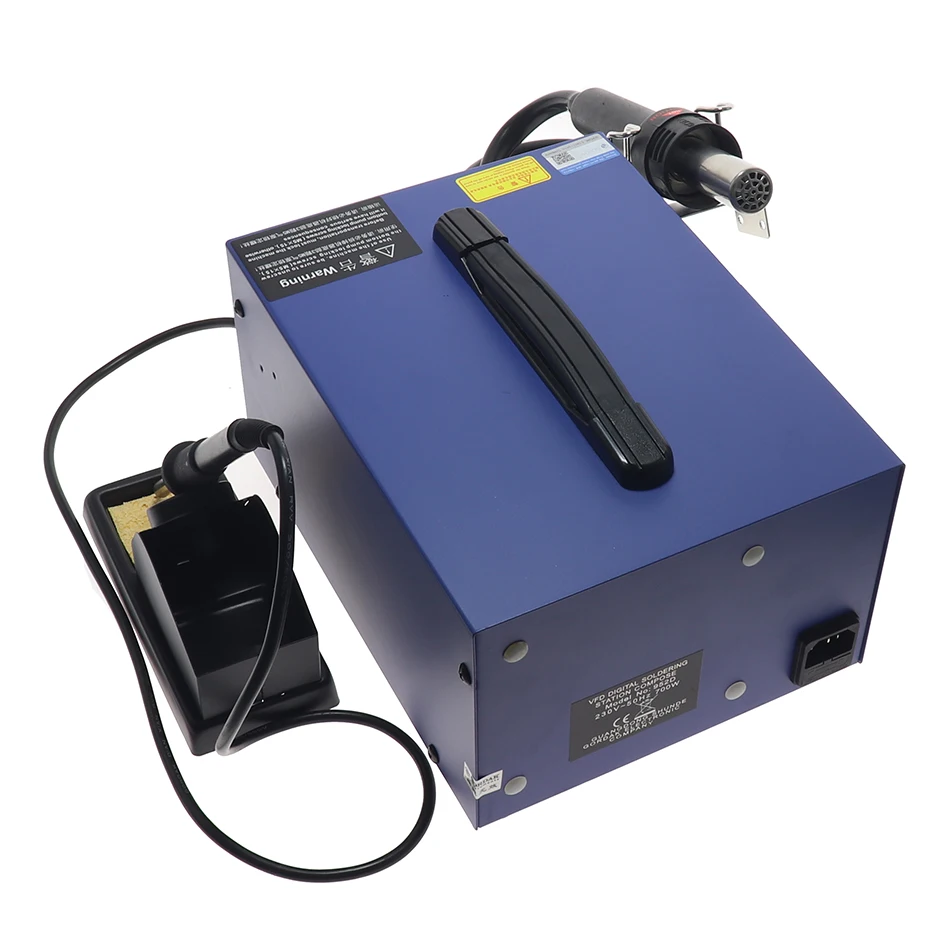 GORDAK 952D 2-in-1 Hot Air Gun Soldering Iron Rework Soldering Station 220V / 110V Telephone Repair Station