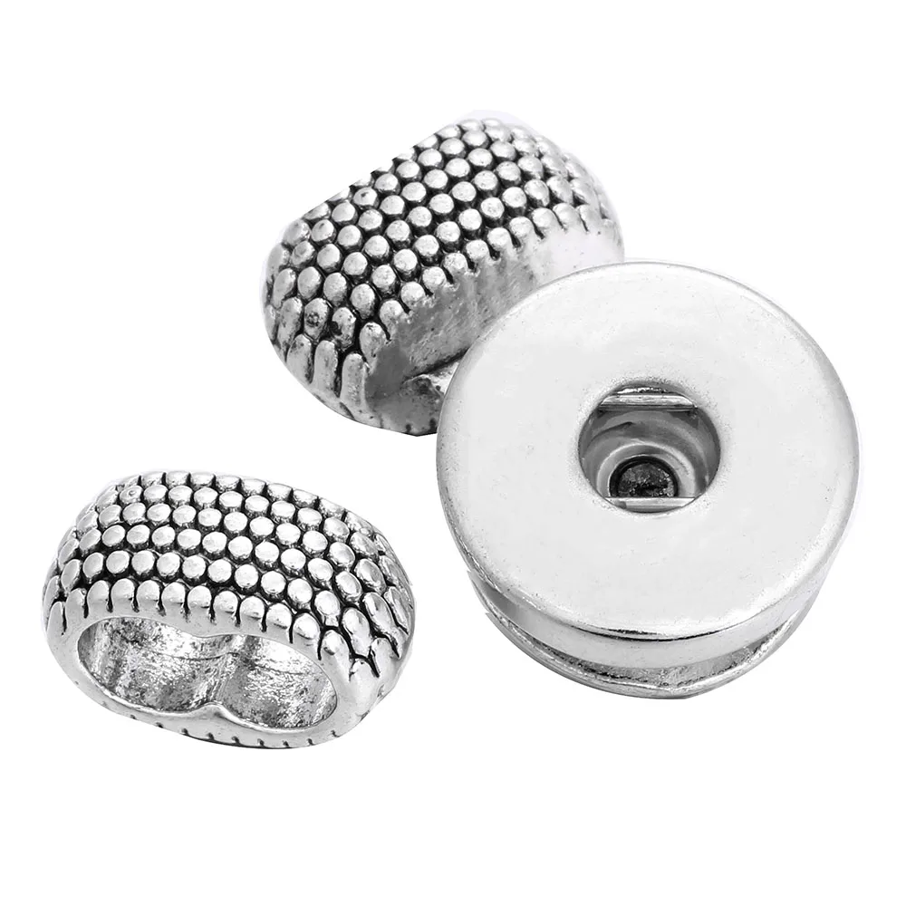 Interchangeable DIY Charm Snap Buttons 18mm Snap Jewelry Fitting For Make Snap Button Bracelet Snap Jewelry