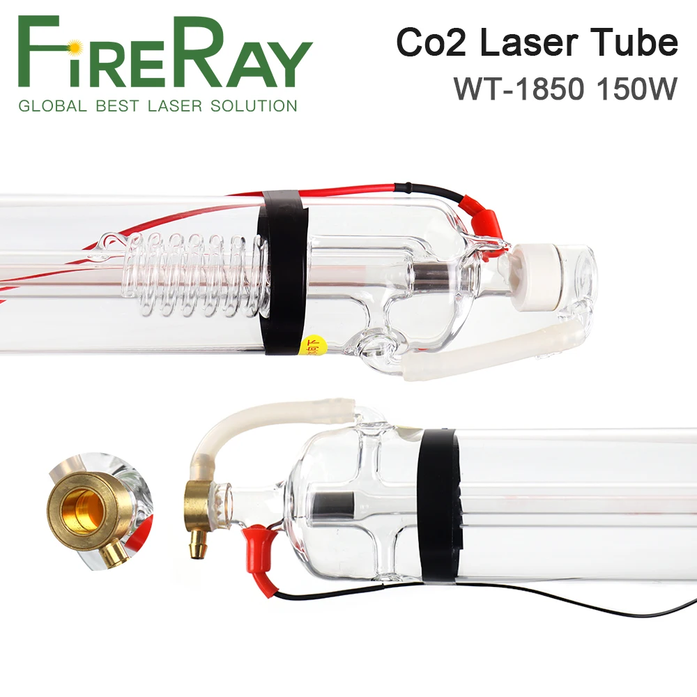 

FireRay Co2 Laser Tube WT1850 150W Laser Glass Tube Length 1850mm Dia.80mm use for Co2 Laser Cutting Engraving Machine